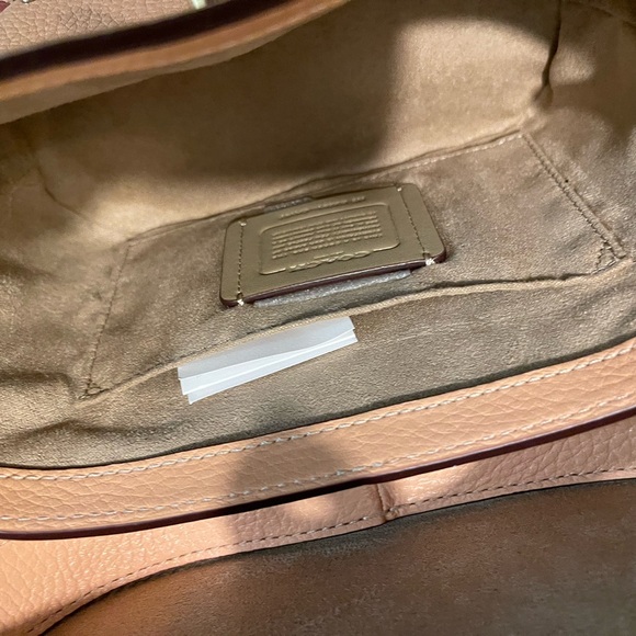 Coach Pink Crossbody Bag with Floral Accents - Picture 9 of 9